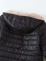 Damen Loose Fit Daunenjacke Mit Kapuze | Lässig