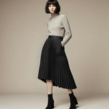Eleganter Rock Mit Hoher Taille Für Frauen | Midi