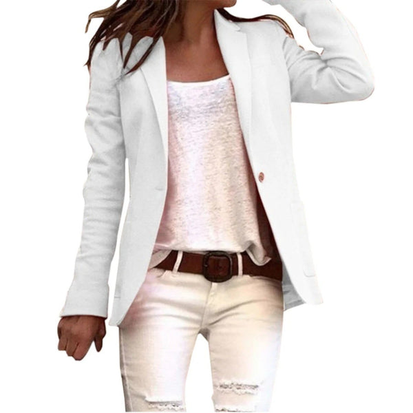Blazer Mit Gekerbtem Revers Für Frauen