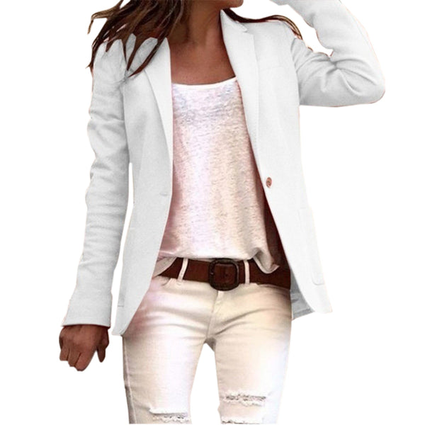 Langarm-Blazer Für Damen | Mit Knopf