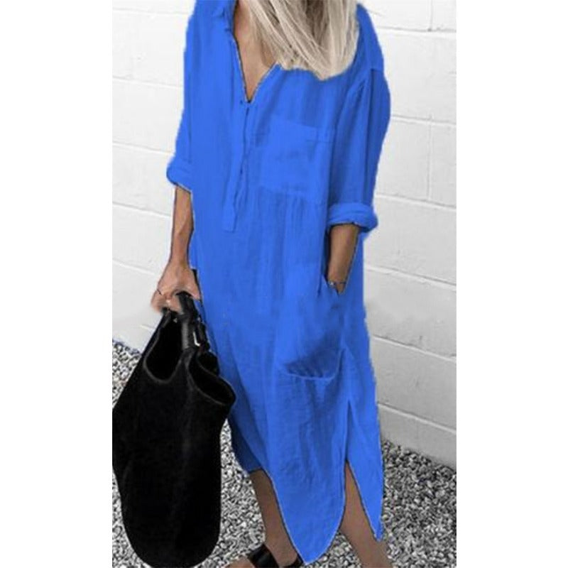 Beatrice - Bequemes langes Sommerkleid