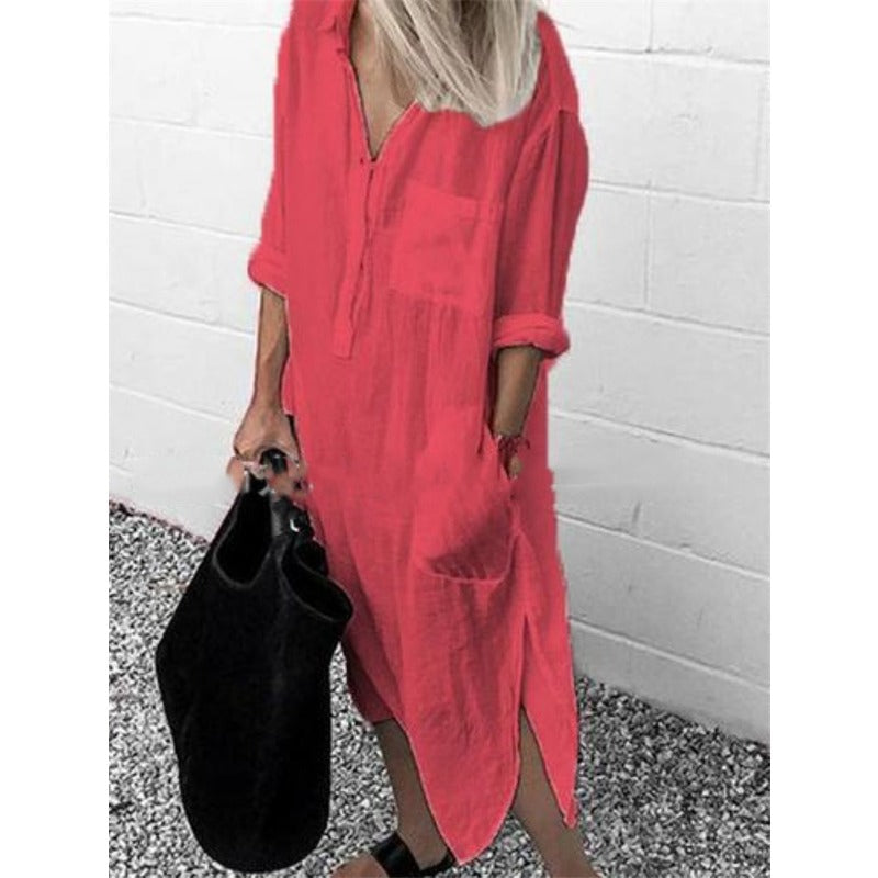 Beatrice - Bequemes langes Sommerkleid