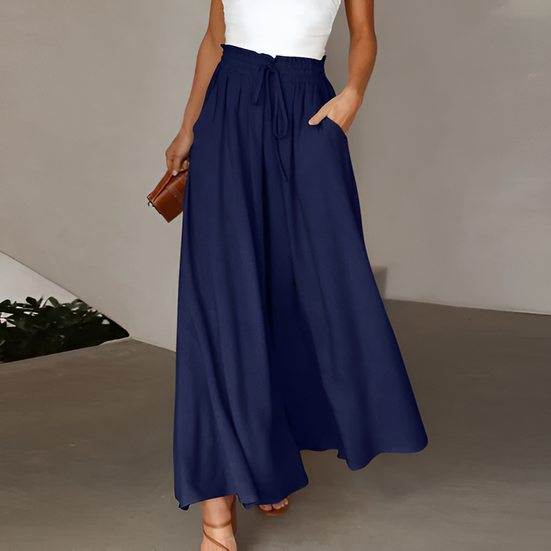 Karola - Weite Damen Leinenhosen