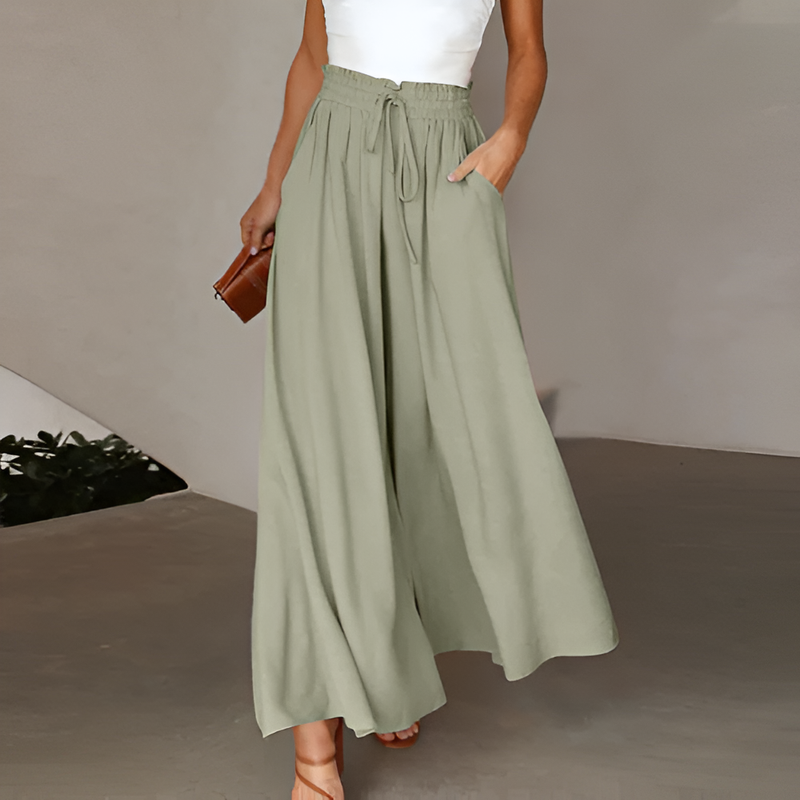 Karola - Weite Damen Leinenhosen