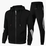 Stylisches Herren-Trainingsanzug-Set Mit Reißverschluss | Mit Tasche