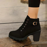 Trendige Damen Stiefeletten | Reißverschluss