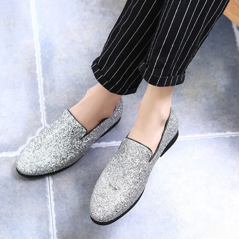 Arthur - Glitter Herren Loafers