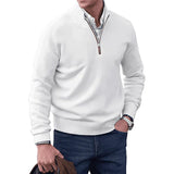 Ricky - Eleganter Kaschmirpullover mit Reißverschluss