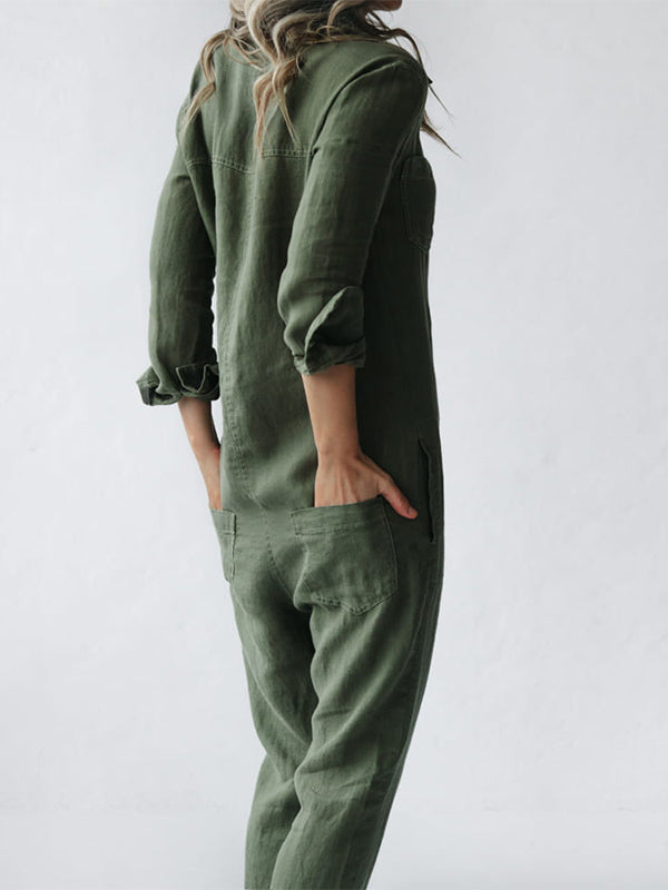 Hannah - Langärmliger Jumpsuit