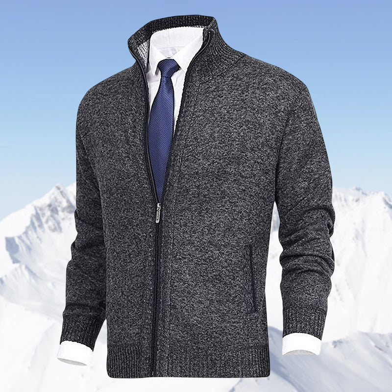 Connor - Elegante Strickjacke Mit Kragen