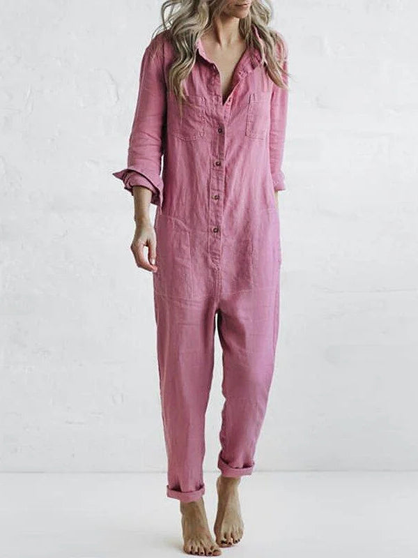 Hannah - Langärmliger Jumpsuit