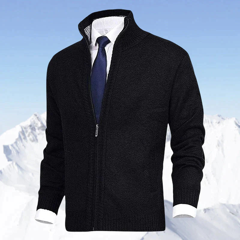 Connor - Elegante Strickjacke Mit Kragen