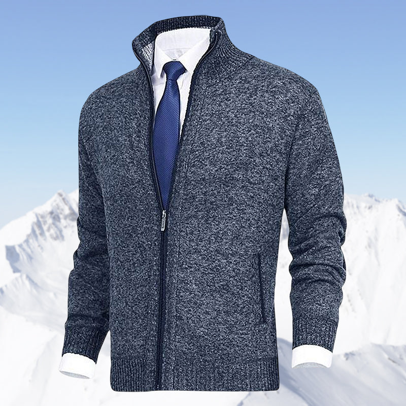 Connor - Elegante Strickjacke Mit Kragen