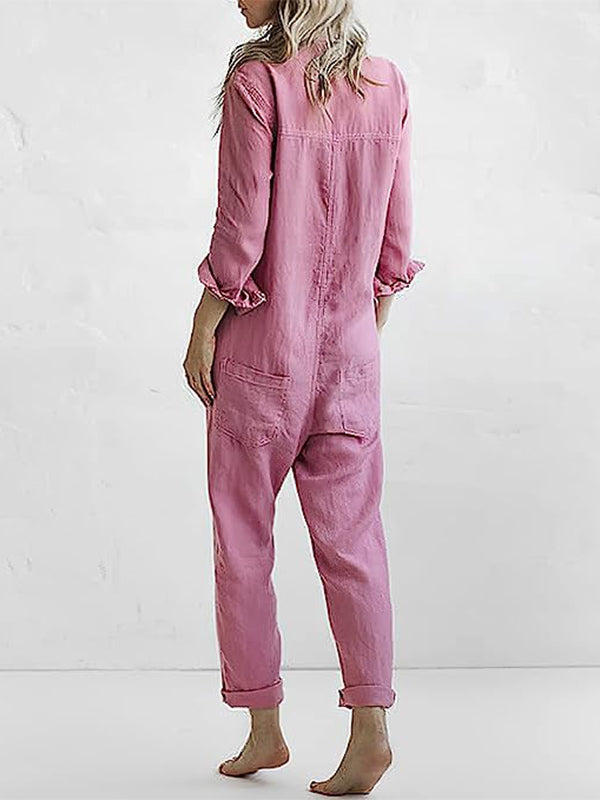 Hannah - Langärmliger Jumpsuit