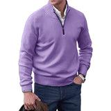 Ricky - Eleganter Kaschmirpullover mit Reißverschluss