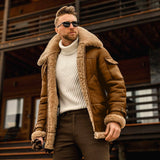 Kilian - Aus-Männer Stilvolle fliegende Lederjacke