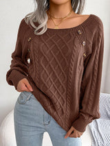 Lena - Herbststrick Pullover