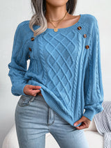 Lena - Herbststrick Pullover