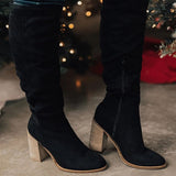 Edith - Hochhackige Kniestiefel Für Frauen