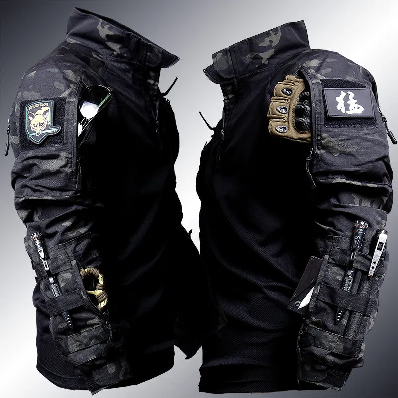 Draver - Tarnfarbener taktischer Pullover