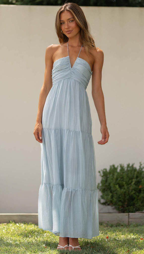 Cassiopeia - Ärmelloses Kleid mit V-Ausschnitt und Blumenmuster