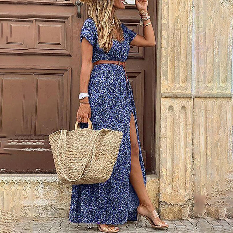 Maren - Boho Sommer Langes Kleid