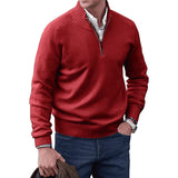 Ricky - Eleganter Kaschmirpullover mit Reißverschluss