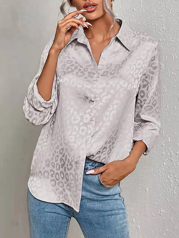 Desirée - Leopard Langarmshirt