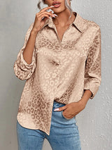 Desirée - Leopard Langarmshirt