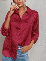 Desirée - Leopard Langarmshirt