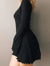 Yasmin - Elegantes langärmeliges Sommerkleid