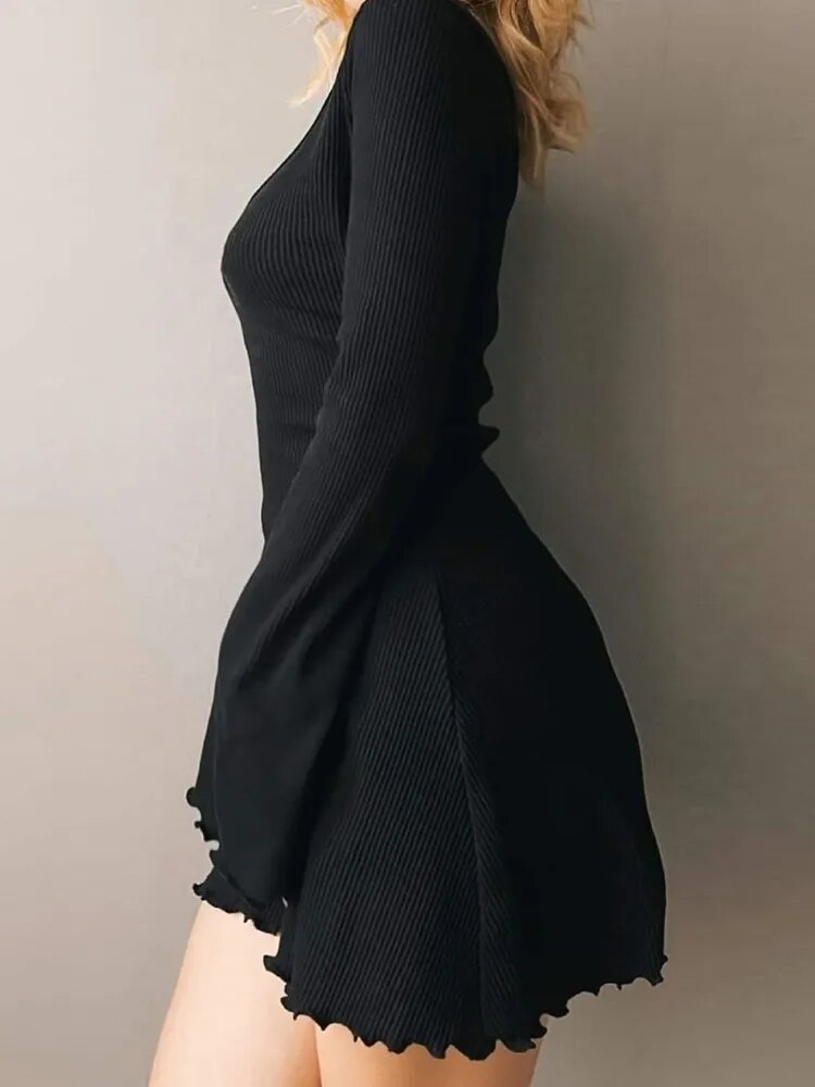 Yasmin - Elegantes langärmeliges Sommerkleid