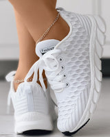 Amelia - Bubble Lace Schuhe mit Textur