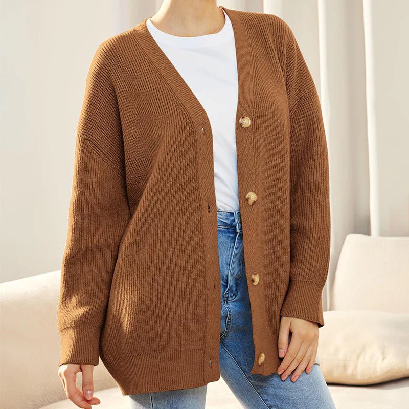 Frigga - Stilvolle Kaschmir-Strickjacke