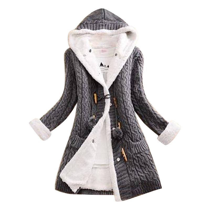 Asta - Bequeme Winter-Strickjacke für Frauen